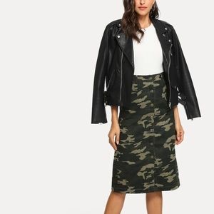 SOLD Button Down Skirt